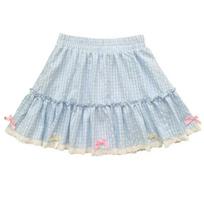 2024 m. moteriškas Y2k estetinis lankas trumpi sijonai Mėlynas languotas Kawaii Lolita mini sijonas Harajuku japoniško preppy stiliaus klostuotas pasakų sijonas S mėlyna