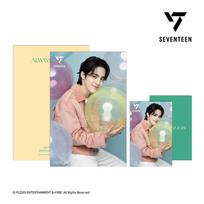 Seventeen 3D Lęšinis Atvirukas + 1 Nuotraukų Kortelė VISADA TAVO Ver