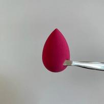 2x3cm Mini Lašo Formos Makiažo Kempinėlė Akių Nosies Maskuoklis Pagrindas Skaistalai Makiažo Pūstuvas Mažos Makiažo Priemonės Kempinėlės Kiaušiniai red