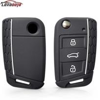 Skoda Superb Octavia Fabia Rapid Kodiaq VW Golf 7 GTI POLO Touran Tiguan Seat Ibiza Leon Automobilio rakto dėklas Dangteliai Fobas