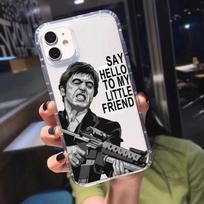 Scarface 1983 Film Al Pacino Movie Phone Case for IPhone 11 12 13 Mini 14 Pro XS MAX 8 7 15 16 Plus X SE 20 XR Tony Montana Case For iPhone 16Plus black