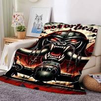 1pc Motorhead Themed Printed Soft and Comfortable Home Blanket, Small Throw Blanket, Nap Blanket, Suitable as a Gift l032 80cmx120cm(31inx47in)