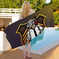 Tactical Competitive Shooting Game P-Pubg Microfiber Beach Towel Absorbent Quick Dry Swimming Resort Mountain Climbing Towel W40*H60(CM)
