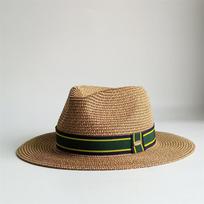 Panamos Šiaudinė Skrybėlė Unisex Aukšta Skrybėlė Fedora Skrybėlė Didelis Galvos Perimetras Apsauga Nuo Saulės UV Apsauga Visur Tinka Madinga Reguliuojama Kvėpuojanti 56-58cm beige