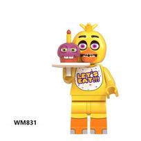 8 vnt. FNAF veiksmo figūrėlės žaislai Penki naktys pas Freddy'į Ornamentai Surinktas žaislas Pasidaryk pats modelis Žaidimo atributika Vaikų gimtadienio dovanos