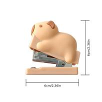 Capybara Stapler Set, Mini Stapler for Students, Office Binding Supplies 1 set