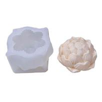 Silicone Crafts Moulds Reusable Casting Epoxy Lotuses Flower Candle Making Molds S