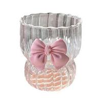 Versatile Juice Glass Milk Cup Fashion Drinking Utensils Suitable for Daily Use 1 rožinė