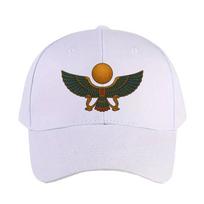 Ancient Egyptian Winged Sun Disk Symbol Woman Man Baseball Cap Adult Adjustable with Curved Brim Hiking Fishing Hat trucker cap Adjustable