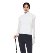 Andar Cool Tech Half-Neck Base Layer (Removable Pads) White [Aopls-09Wht]/S