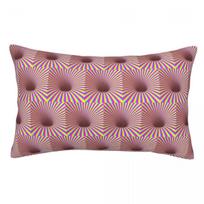 Grid Wormhole Geometric 3D Vortex Illusion Rectangle Pillowcase Cushion Cover Decorative Bedroom Bed Home Comfort Throw Pillow 60x40cm