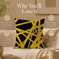 Band V-Van HalenS Cushion Cover Double-Sided Printed Pillow Cover Hypoallergenic Dust-Mite Proof 30x30cm