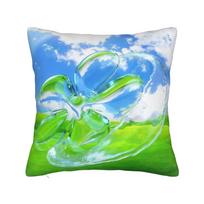 Blue Butterfly Frutiger Aero Square Pillowcases Polyester Couch  Cushion Cover Creative Decor Pillowcase 40*40 40x40cm