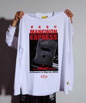 Okens Seoul [Mangwon Express Signature 03] Long Sleeve T-Shirt White (2024) M