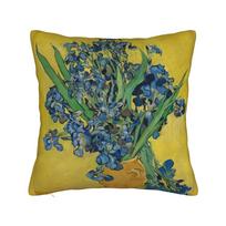 Van Gogh Garden at Arles Square Pillow Case Oil Painting Cushion Cover Custom Zippered Decorative Pillowcase for Home 40x40cm 40x40cm