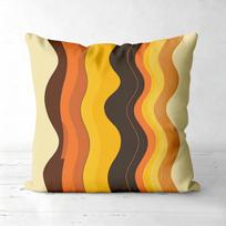 Set of 4 Retro Mid Century Modern Abstract Throw Pillow Covers Pattern Cushion Cover Suitable for Sofa Bedroom Car Pillow Cover 40x40cm
