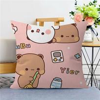 Cartoon Bubu and Dudu Pillow Anime Pillow Sofa Bed Head Pillow Cover Cushion Cover 45x45 cm Fashion 30x30cm