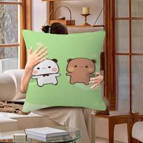 BuBu DuDu Cartoon Cushion Cover Car Throw Pillow Case For Sofa Car Christmas Gift 40x40cm 45x45cm 30x30cm