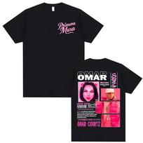 Rapper Omar Courtz Primera Musa 2025 Graphic TShirts Unisex Unisex Vintage 90s Hip Hop Gothic T Shirt Summer Tops Oversized TShirt S
