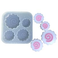 Epoxy Resin Fish Cake Pendant Silicone Mould DIY Crafts Jewelry Making Tools 1