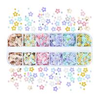 Epoxy Resin Mold Filler for Jewelry Making Glitters Confetti Nail Art Stickers