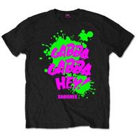 Ramones Men's Gabba Gabba Hey Short Sleeve T-Shirt, Black, X-Large S