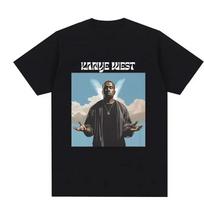 Funny Kanye West Meme TShirt Unisexs Vintage Hip Hop Rap Style Tshirt Unisex Unisex Short Sleeve T Shirt Streetwear S