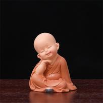 Resin Religion Buddha Small Monk Status Monk Ornament Buddha Monk Statue Little Monk Figurine 11