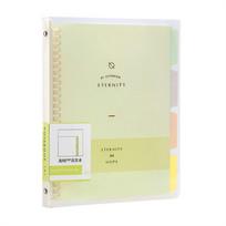 Handbook Thickened B5 A4 A5 Diary Binder Notebook Coil Shell Loose Leaf Notebook Spiral Notebook A5 yellow