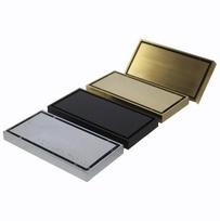 Long Invisible All Copper Odor Proof Shower Drain Floor Industri Floor Drain Flooring Water Drain (Silver,Brass) sidabras