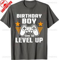 Birthday Boy Gamer Computer Video Game Suprise Ideas TShirt Unisex Unisex Summer Cotton Printed TShirt Casual Streetwear Clothes S