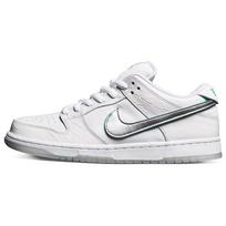 Nike X Diamond Supply Co. Sb Dunk Low Pro White Diamond BV1310-100 42.5 balta