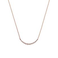 Vendome Aoyama Necklace K10 Pink Gold Diamond Lure AJAN136340DI [Official]
