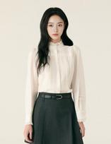 Roem High-Neck Lace Frill Blouse_Rmblg12St1 (64)Cream/S(085)