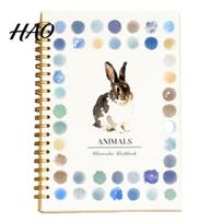 Relaxing Watercolor Painting Book Workbook Coloring Step-by-Step Tutorials for Animals Flowers Stress-relief Beginner Friendly Kit Learning E