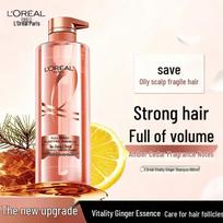 L'Oréal Fortifying & Volumizing Anti-Breakage Shampoo with Ginger Essence, 660ml