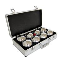 Petanque Set Master 8 Chrome Fipjp Balls + Aluminum Cover