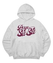 Page Cc Star Print Hoodie White Melange Xl