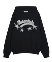 Fdr Star Logo Crack Hoodie Black M