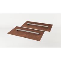 HETTA SQUARE 140 CORTEN laužavietės dangtis