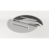 HETTA ROUND 230 INOX laužavietės dangtis
