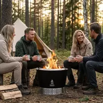 NORDIC EMBERS GLOWMASTER 380 metalinė bedūmė laužavietė