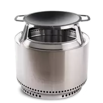 SOLO STOVE YUKON 2.0 metalinė bedūmė laužavietė + WOK gaminimo rinkinys