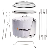 SOLO STOVE YUKON 2.0 metalinė bedūmė laužavietė su visais priedais
