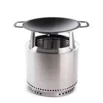 SOLO STOVE BONFIRE 2.0 metalinė bedūmė laužavietė + WOK gaminimo rinkinys