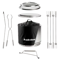 SOLO STOVE BONFIRE 2.0 metalinė bedūmė laužavietė su visais priedais
