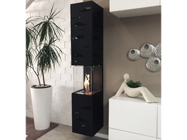 bioKamino TOWER THREE SIDED BLACK pakabinamas biožidinys