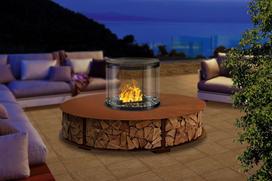 THE FLAME BENCH ROUND 150 vandens garų židinys