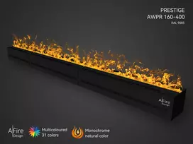 AFIRE PREMIUM AWPR-160-400 įmontuojamas elektrinis vandens garų židinys