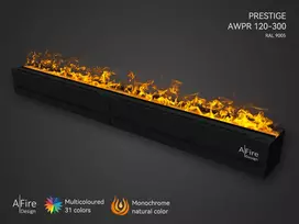 AFIRE PREMIUM AWPR-120-300 įmontuojamas elektrinis vandens garų židinys